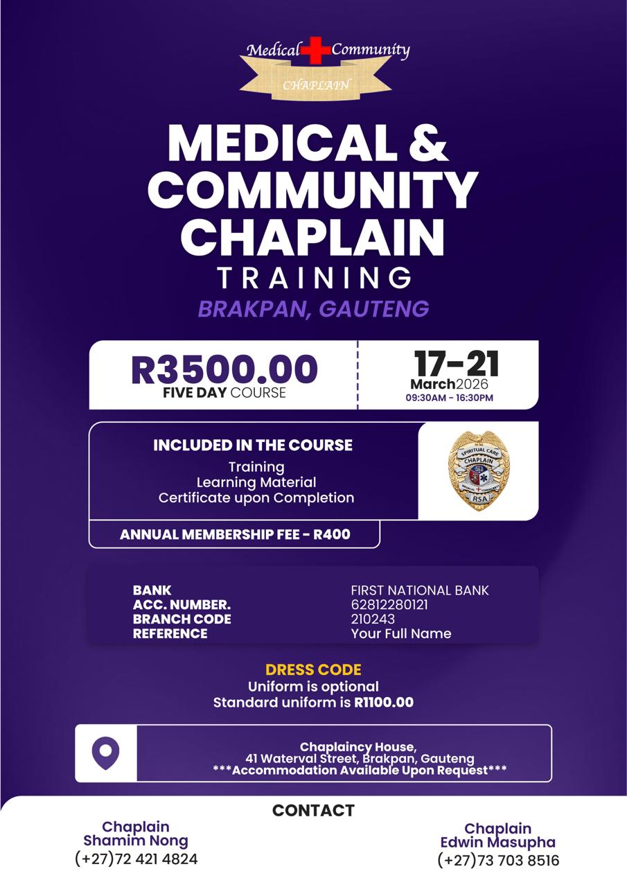 Medical & Community Chaplain Training