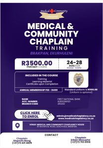 Brakpan Aug Chaplain Training Poster